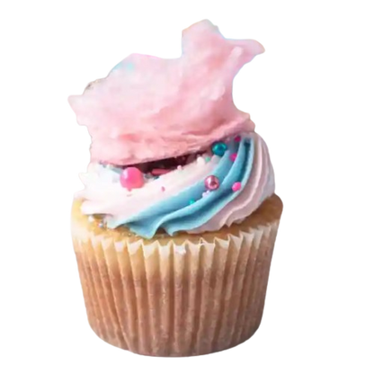 Cotton Candy Cupcake