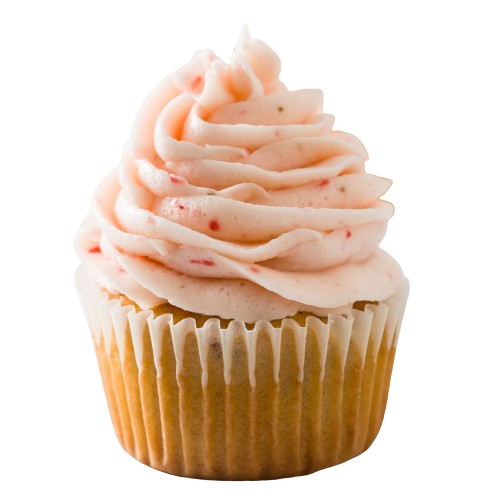 Strawberry Cream Cupcake